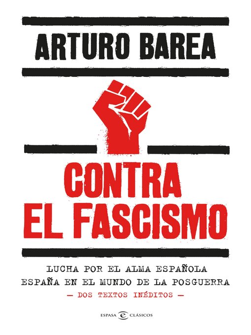 Title details for Contra el fascismo by Arturo Barea - Available